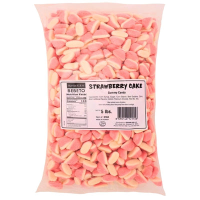 Kervan Strawberry Cake Gummy Candy 5 lbs 1 Bag Nutrition Facts - Ingredients