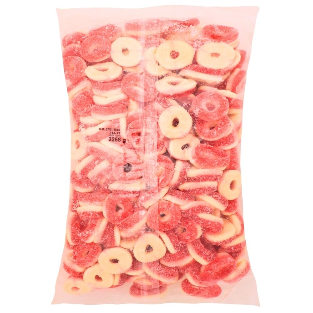 Kervan Gummi Strawberry Rings Bulk Candy-Halal Candies 