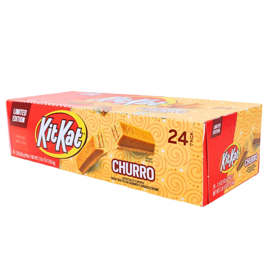 Kit Kat Churro Bars 1.5oz - 24 Pack - Kit Kat - Kit Kat Churro - Limited Edition Kit Kat