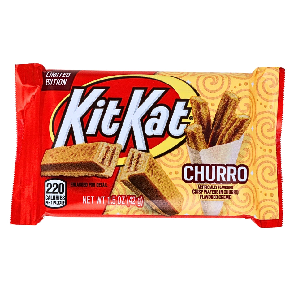 Kit Kat Churro Bars 1.5oz - 24 Pack - KitKat - Kit Kat - Kit Kat Churro - Limited Edition Kit Kat