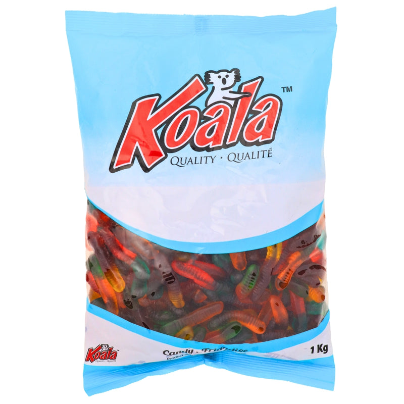 Koala Gummy Worms Candies 1 kg - 1 Bag