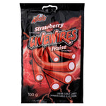 Koala Livewires Strawberry Cream Cables Candy 100g - 18 Pack