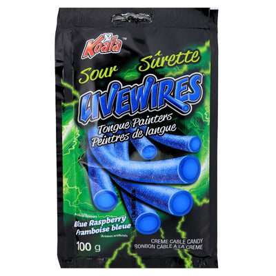 Koala Livewires Sour Tongue Painters Blue Raspberry 100g - 18 Pack