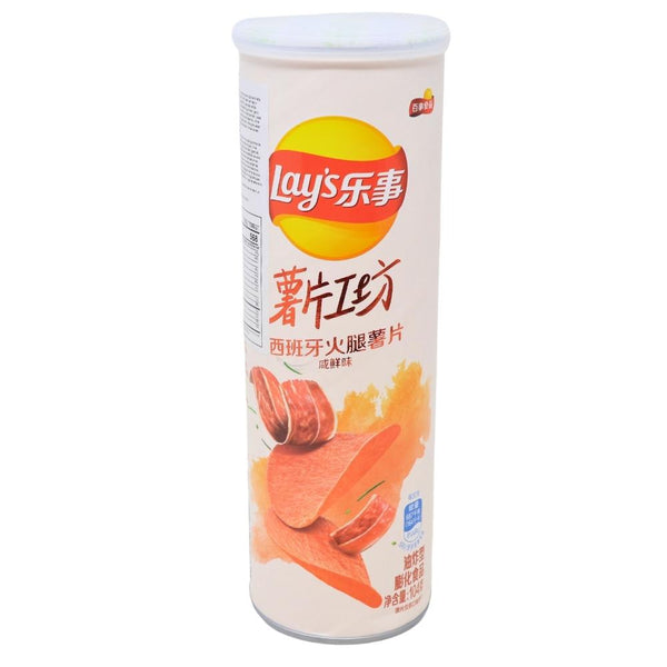 Lays Stax Spanish Ham (China) 104g - 24 Pack