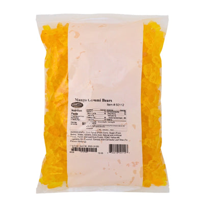 Albanese Mango Gummi Bears - 1 Bag Nutrition Facts Ingredients
