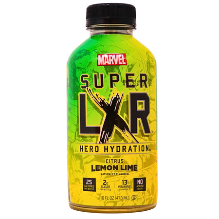 Arizona Marvel Super LXR Citrus Lemon Lime 16oz - 12 Pack