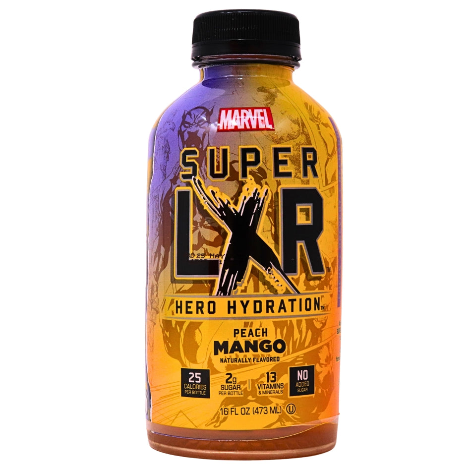 Arizona Marvel Super LXR Peach Mango 16oz - 12 Pack
