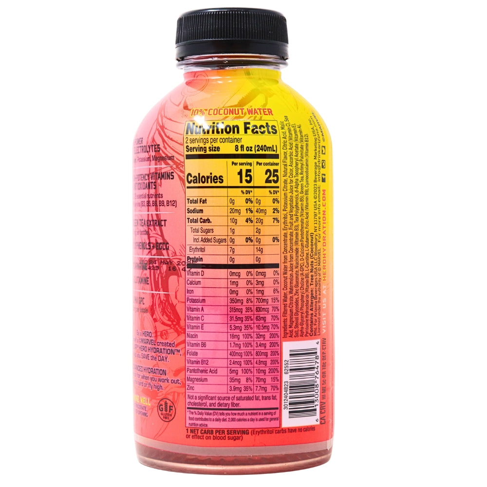 Arizona Marvel Super LXR Dragon Fruit Watermelon 16oz iWholesaleCandy.ca