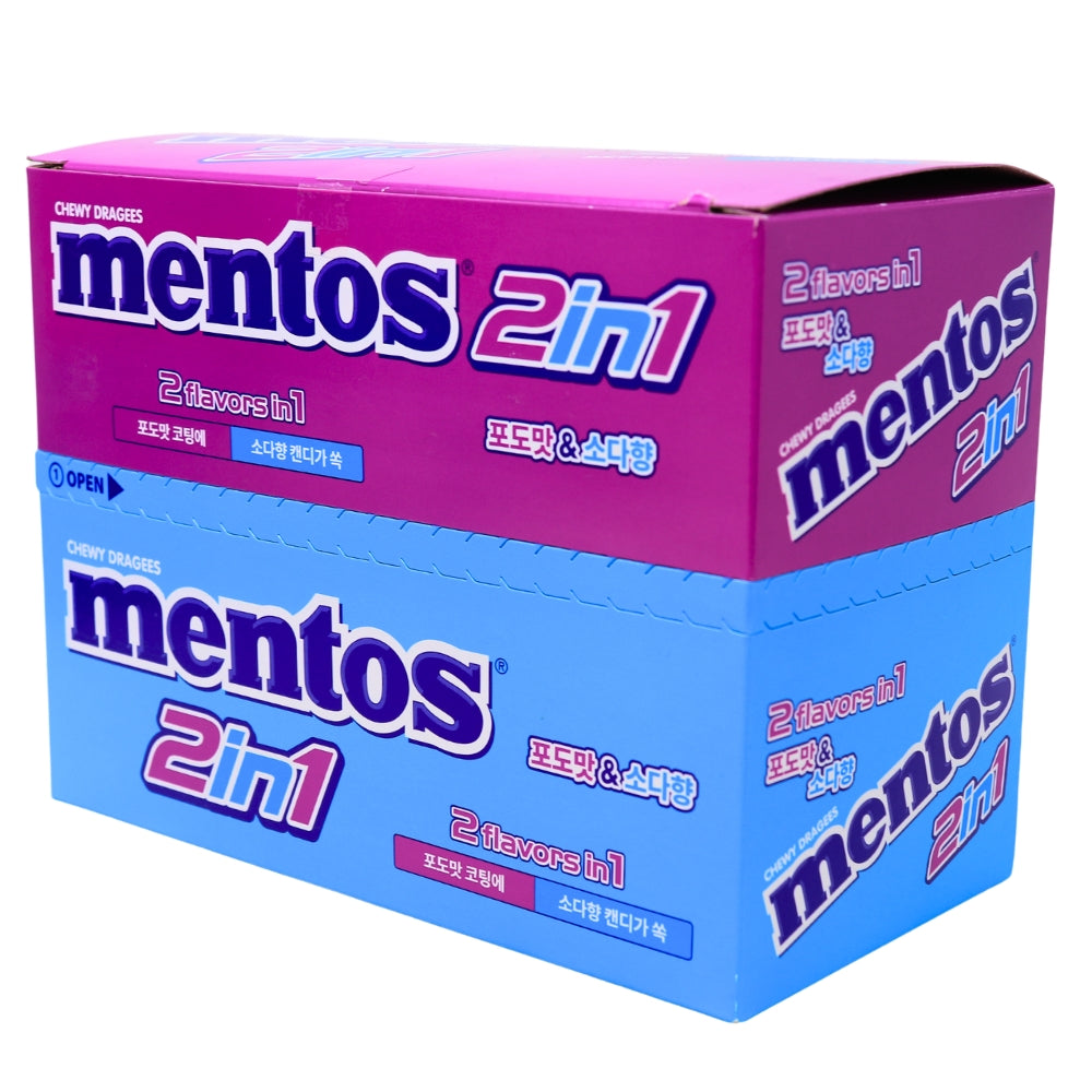 Mentos 2in1 Grape - 45g (Korea)