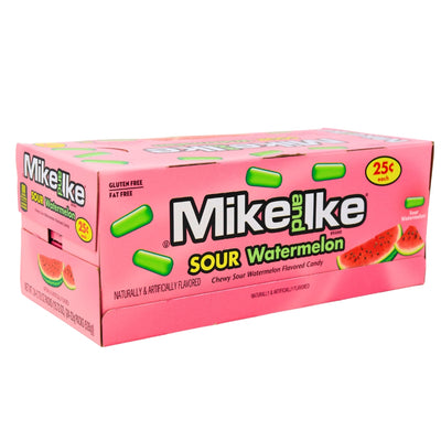 Mike and Ike Sour Watermelon Minis 24 Pieces - 16 Pack