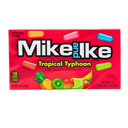 Mike and Ike Tropical Typhoon Candy Theater Box - 12 Pack