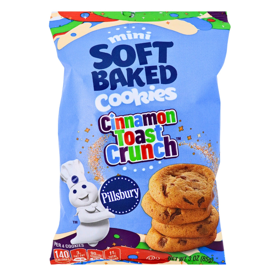 Pillsbury Soft Baked Mini Cinnamon Toast Crunch 3oz - 6 Pack - Candy Store - Cinnamon Toast Crunch Cereal - Pillsbury - Cookies - Pillsbury Cookies - Cinnamon Toast Crunch Cookies