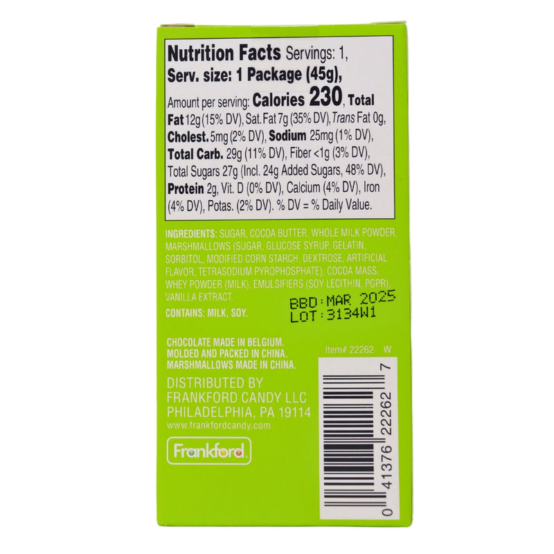 Hot Chocolate Monster Bomb- 12 Pack Nutrition Facts Ingredients
