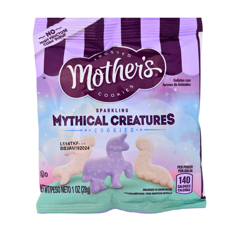 Mothers Sparkling Mythical Creatures Cookies 1oz - 12 Pack - Animal Cookies