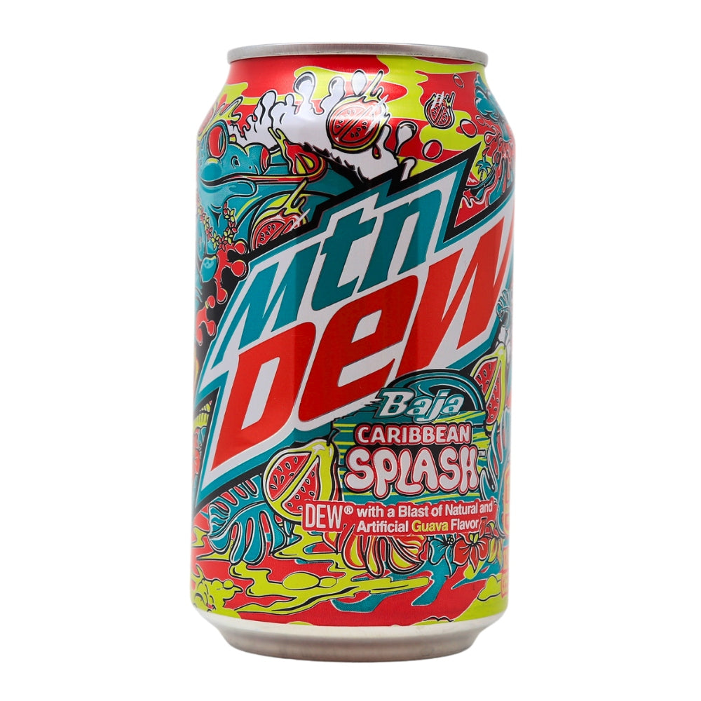 Mountain Dew Baja Caribbean Splash - 355mL - 12 Pack