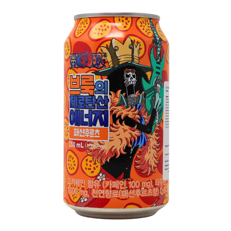 One Piece Energy Drink Passionfruit Zero Sugar - 330mL (Korea)