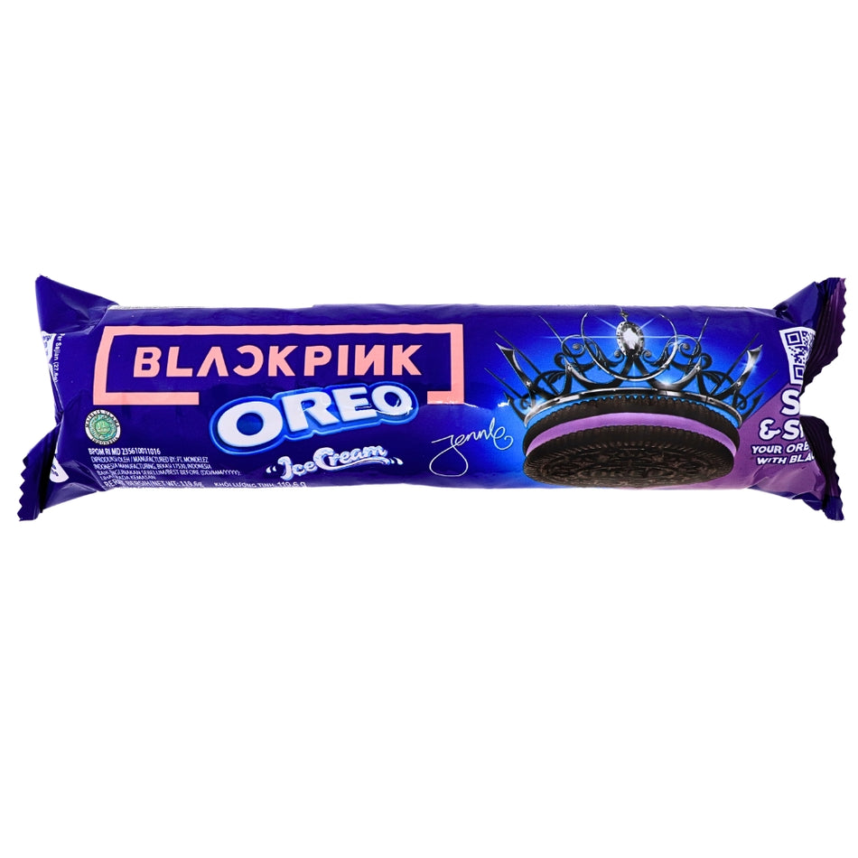 Oreo Blackpink Blueberry Ice Cream 123g - 24 Pack
