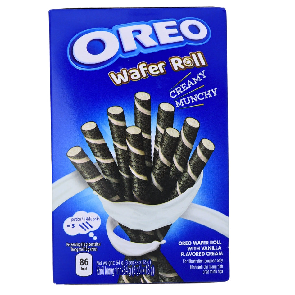 Oreo Wafer Roll Vanilla 54g (Vietnam) - 20 Pack