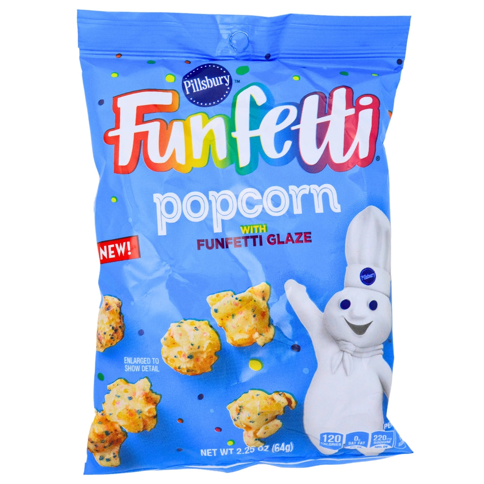 Pillsbury Funfetti Popcorn 2.25oz - 7 Pack - Candy Store - Popcorn - Snack - Pillsbury - Pillsbury Popcorn - Funfetti