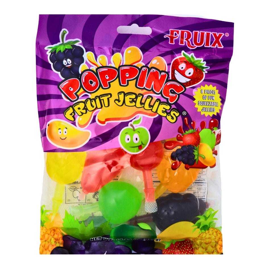 Fruix Popping Fruit Jellies 272g - 24 Pack