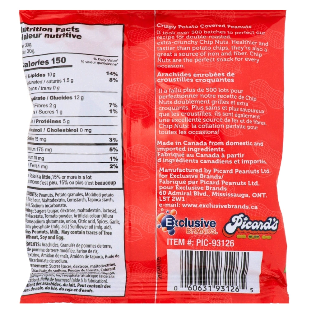 Pzazz Crunchy Nuts Ketchup 80g ingredients nutrition facts