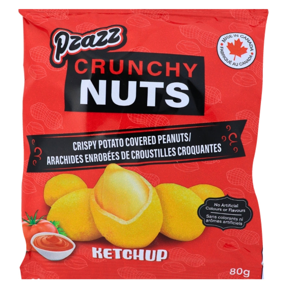 Pzazz Crunchy Nuts Ketchup 80g - 12 Pack