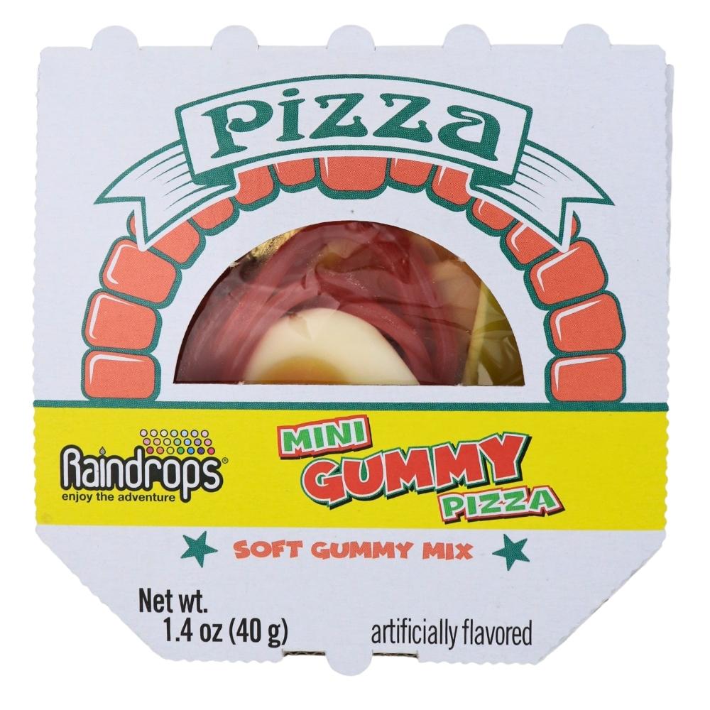 Raindrops Gummy Pizza 64g - 12 Pack