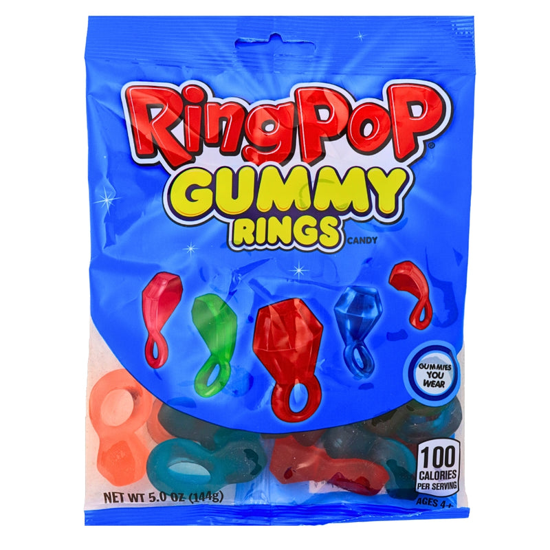 Ring Pop Gummies Rings 5.07oz - 12 Pack