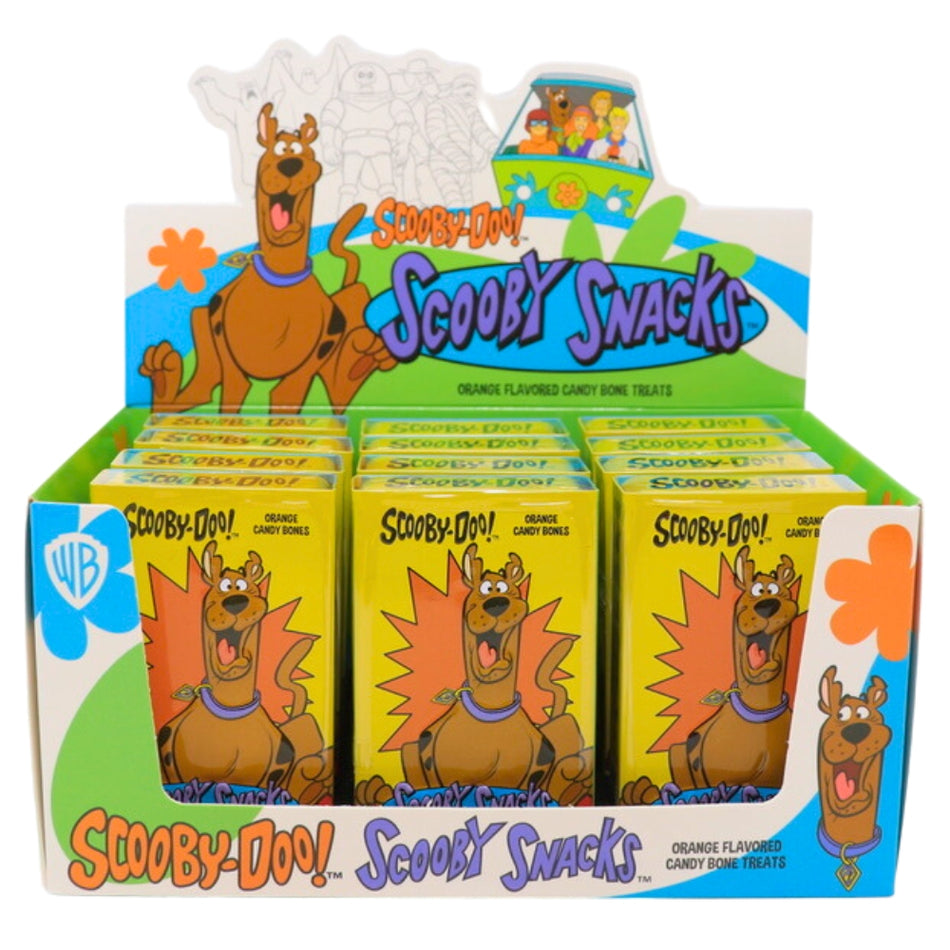Boston America Scooby Snack Slider Tin 1oz - 12 Pack - Scooby Doo - Candy Store - Boston America Candy - Scooby Doo Candy