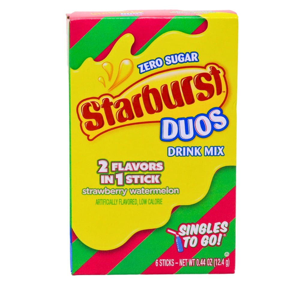 Starburst Duos Singles to Go Strawberry Watermelon - 12 Pack