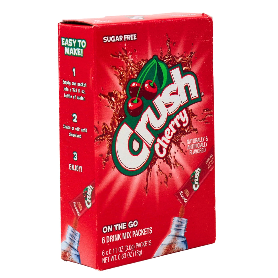 Singles to Go Crush Cherry - 12 Pack