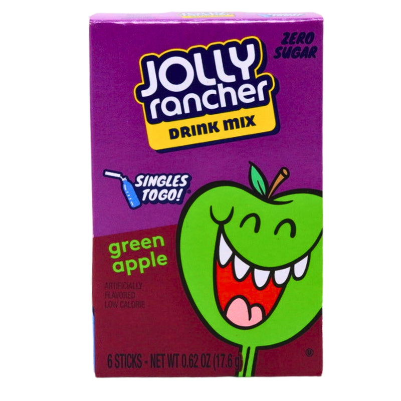 Jolly Rancher Singles To Go Green Apple - 12 Pack