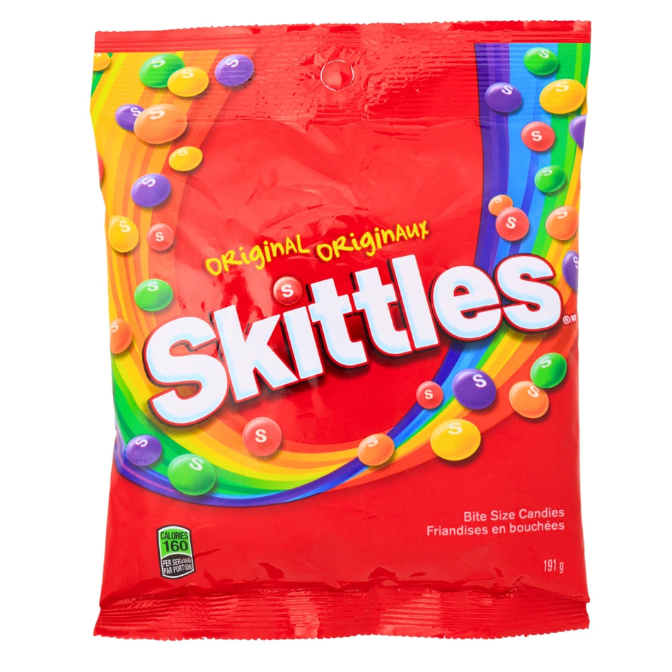 Skittles Original Peg Bag 7.2oz - 12 Pack