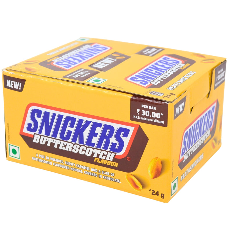 Snickers Butterscotch (India) 24g-24 Pack