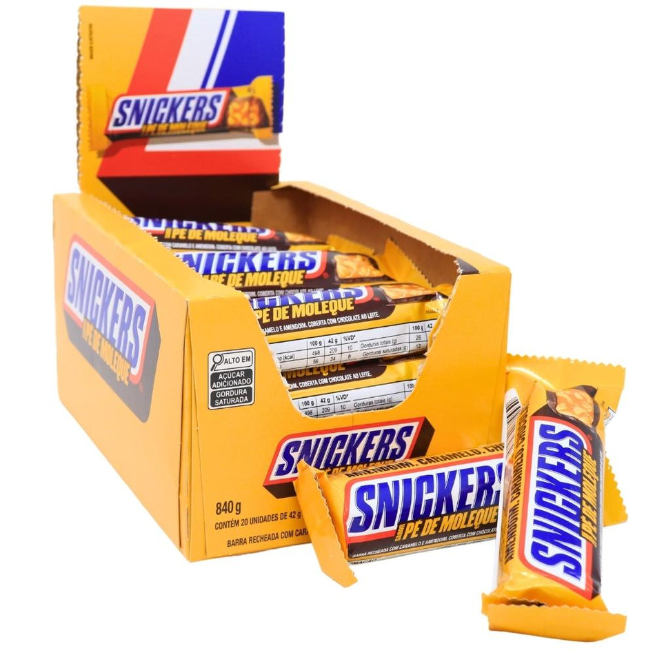 Snickers Peanut Brittle Bars (Brazil) 40g - 20 Pack