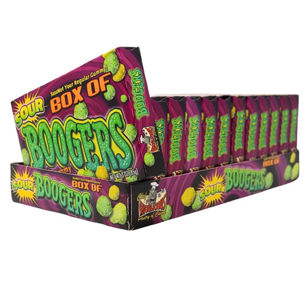 Sour Box of Boogers 3.25oz - 24 Pack