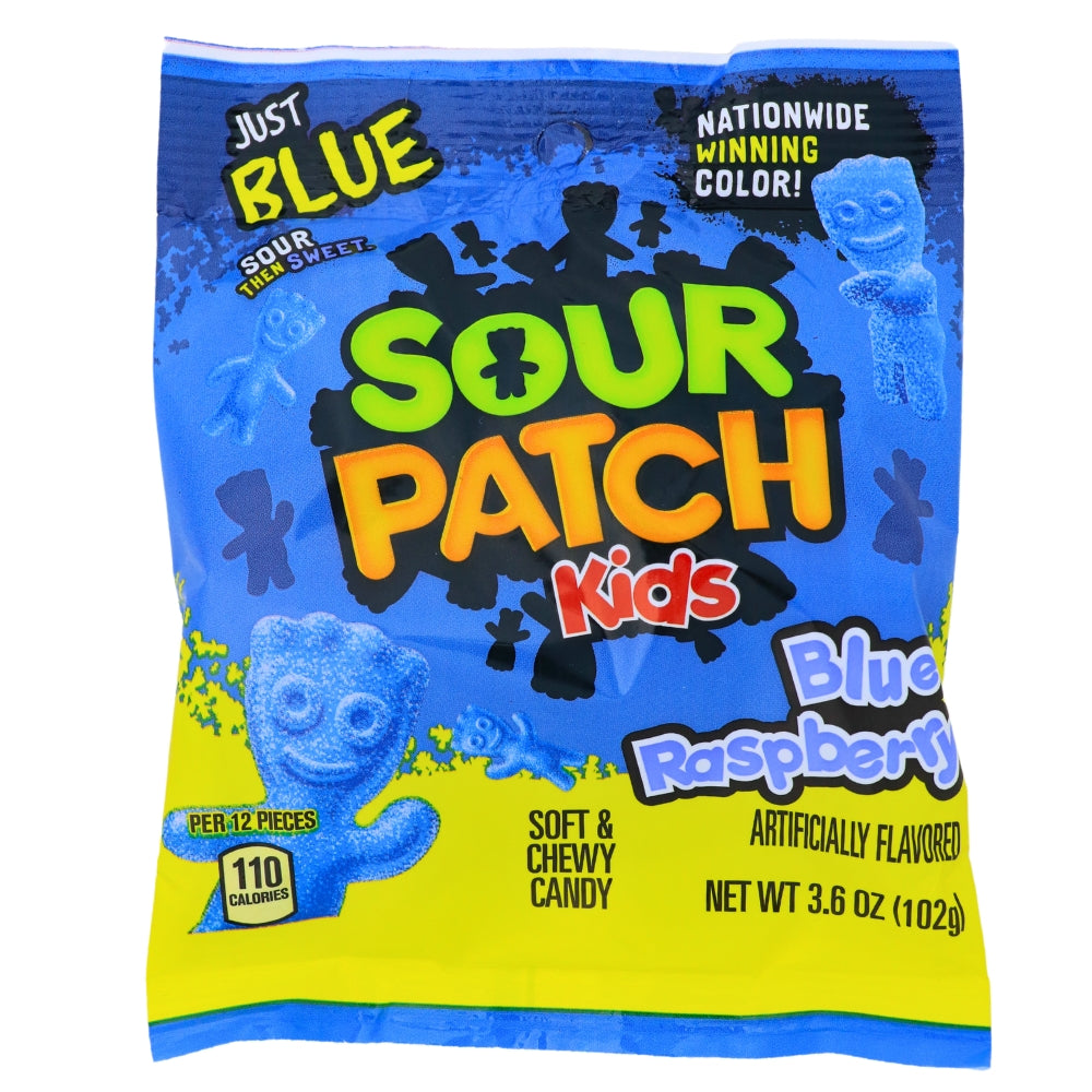 Sour Patch Kids Blue Raspberry 3.6oz - 12 Pack