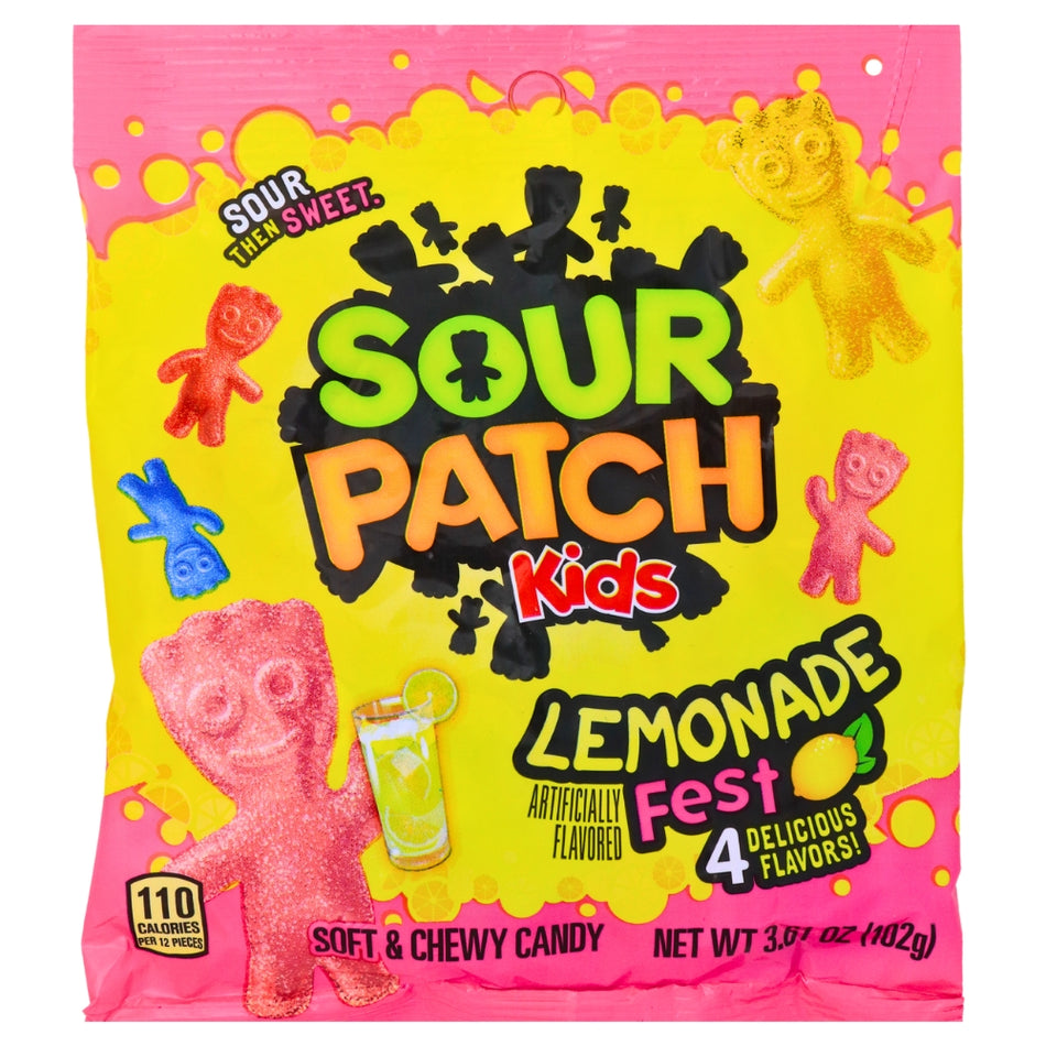 Sour Patch Kids Lemonade 3.56oz - 12 Pack