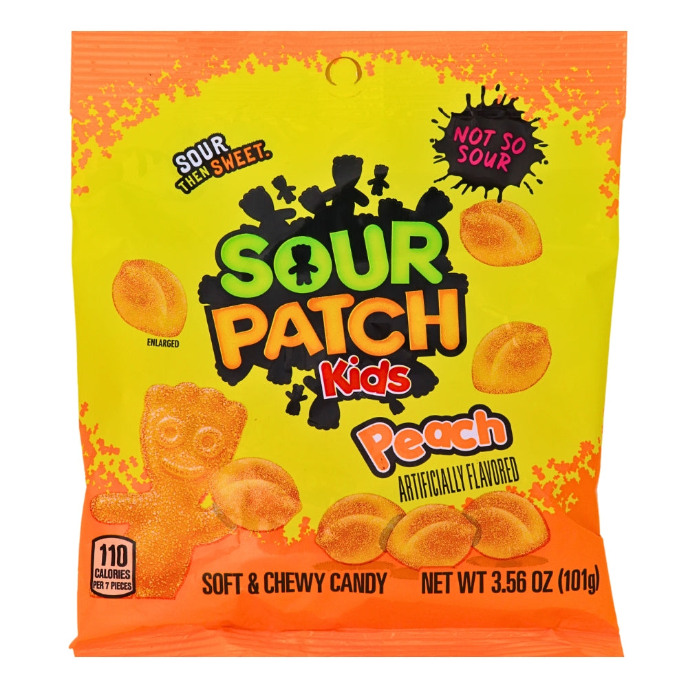 Sour Patch Kids Peach 3.56oz - 12 Pack