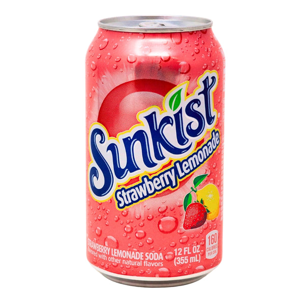 Sunkist Strawberry Lemonade 355mL - 12 Pack