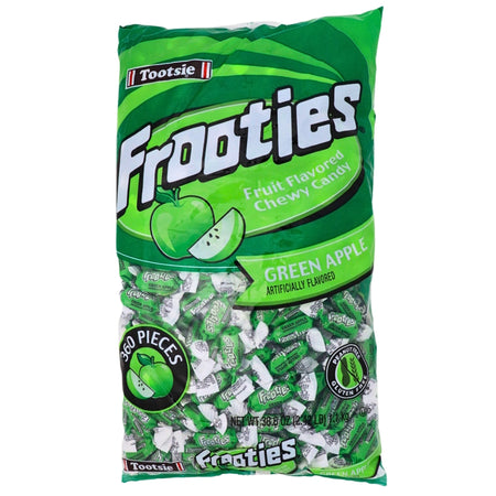Tootsie Roll Frooties Green Apple Candy 360 Pieces - 1 Bag