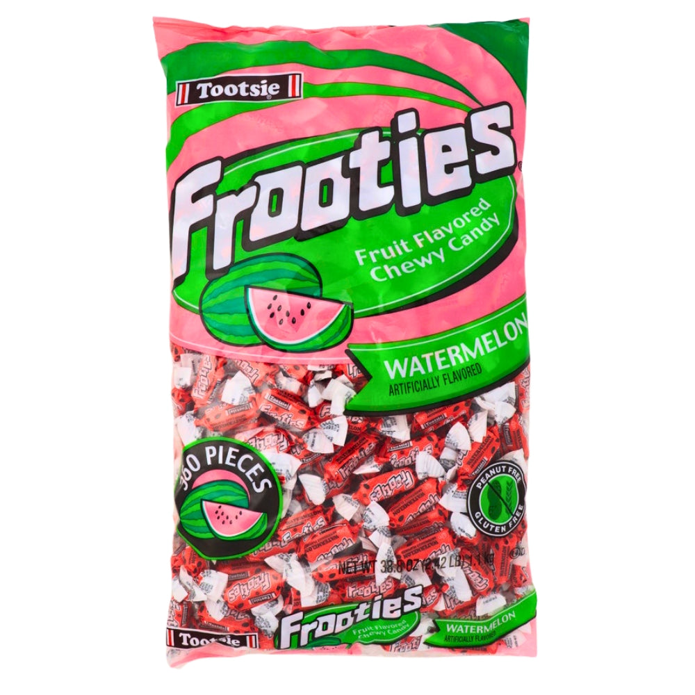 Tootsie Roll Frooties Watermelon Candy 360 Pieces - 1 Bag