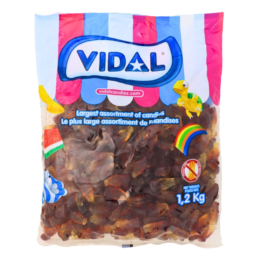 Vidal Cola Gummies 1.2kg - 1 Pack - Bulk Candy