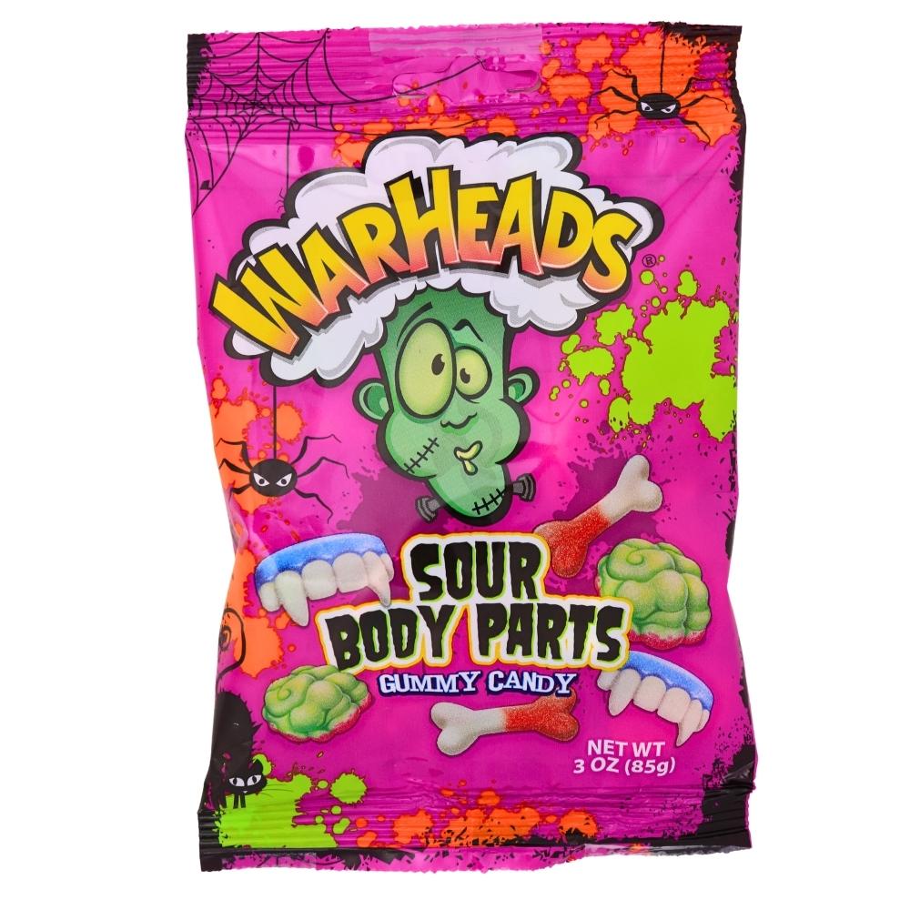 Warheads Gummy Body Parts 3oz - 24 Pack