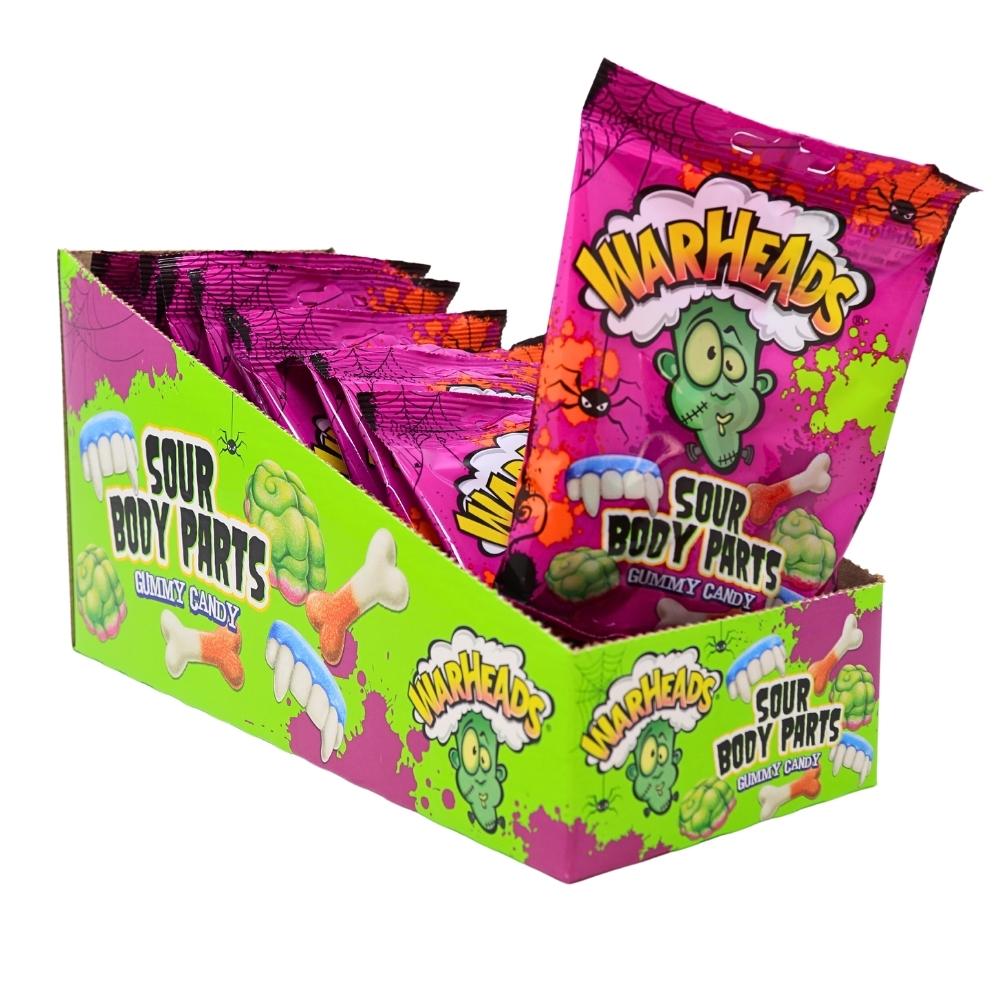 Warheads Gummy Body Parts 3oz - 24 Pack