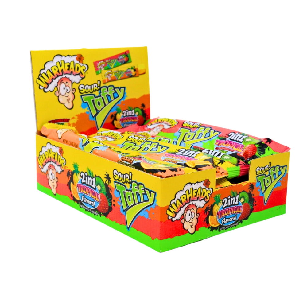 Warheads 2 in1 Sour Tropical Taffy | iWholesaleCandy.ca