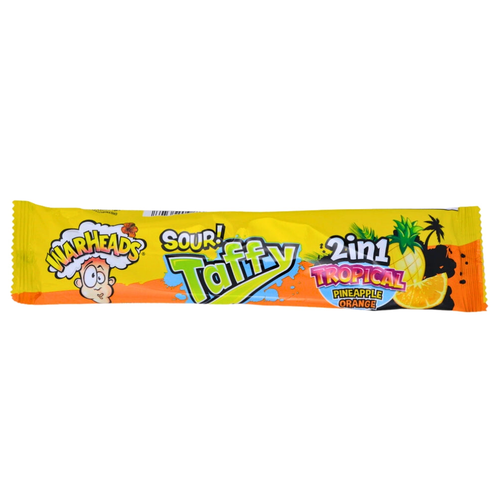 Warheads Sour Tropical Taffy 2in1 1.49oz - 24 Pack