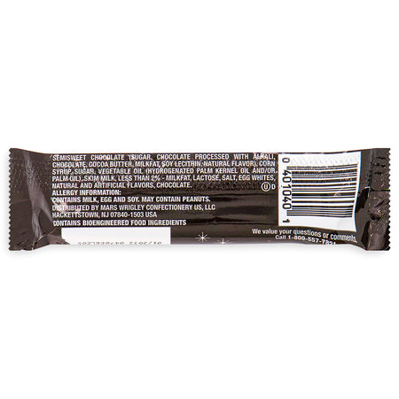 Milky Way Midnight Dark - 24 Pack  Nutrition Facts Ingredients