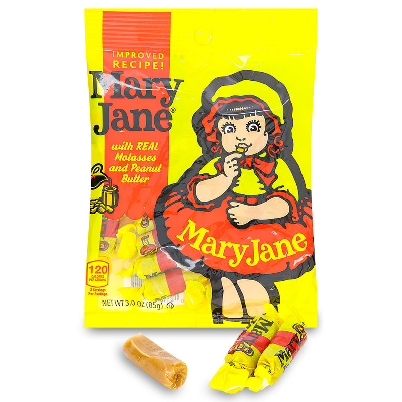 Mary Jane Candies 3oz - 12 Pack - Retro Candy