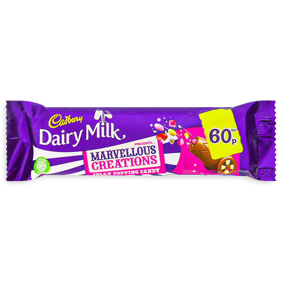 Cadbury Dairy Milk Marvelous Creations Jelly Popping Candy (UK) - 47g - British Chocolate - Cadbury Dairy Milk - Candy Store
